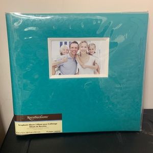 New Never Used Turquoise Scrap Book